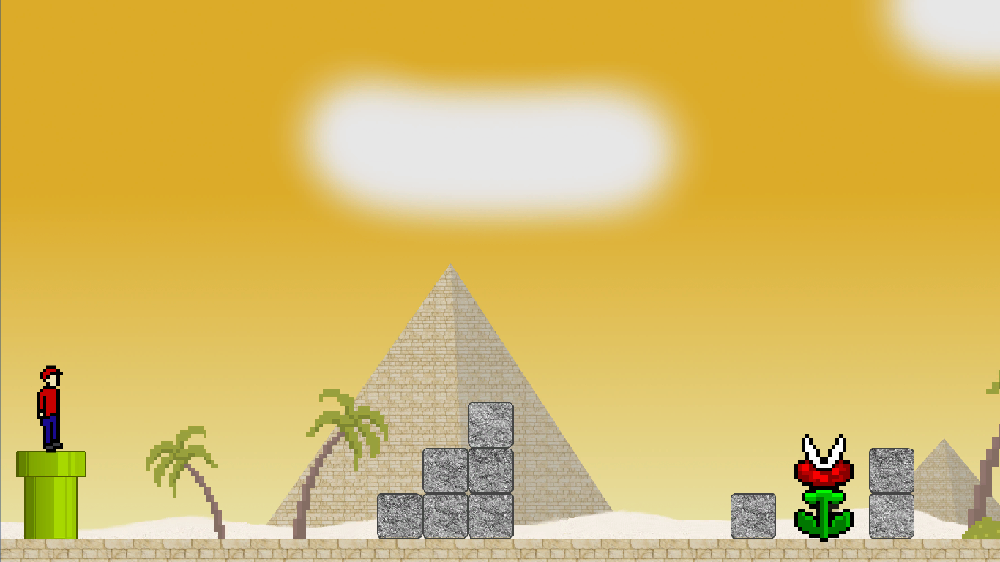 Nario in the pyramid